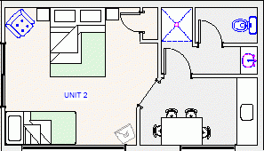 Unit 2 with some sea views, Image © Unit 2 with some sea views, Image ©